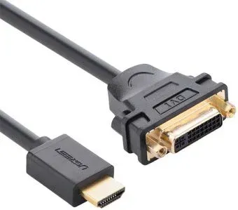 Ugreen 20136 HDMI - DVI (0.22 м, черный)