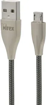 Mirex 13700-BC017MGR USB Type-A - microUSB (1.2 м, серый)