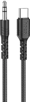 Hoco UPA17 USB Type-C - Jack 3.5 (1 м, черный)