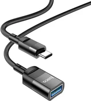 Hoco U107 USB Type-A - USB Type-C (1.2 м, черный)