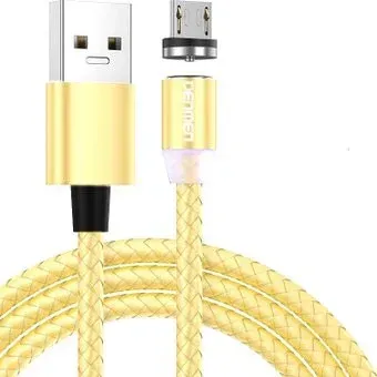 Denmen D09V USB Type-A - microUSB (1 м, золото)