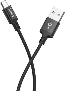 Hoco X14 Times speed USB Type-A - MicroUSB (2 м, черный)