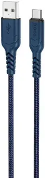 Hoco X59 Victory USB Type-A - USB Type-C (1 м, синий)