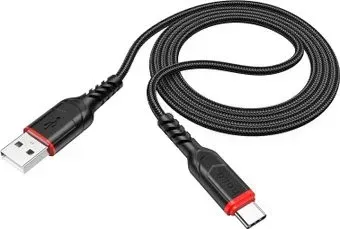 Hoco X59 Victory USB Type-A - USB Type-C (1 м, черный)