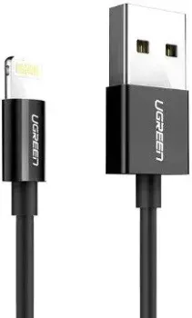 Ugreen US155 80823 USB Type-A - Lightning (2 м, черный)