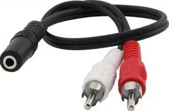 Sipl AK267 3.5 мм - RCA (0.43 м, черный)