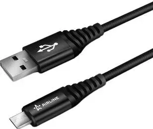 Airline ACH-M-23 USB Type-A - microUSB (1 м, черный)