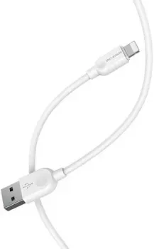 Borofone BX14 LinkJet AM-8pin Lightning (3 м, белый)