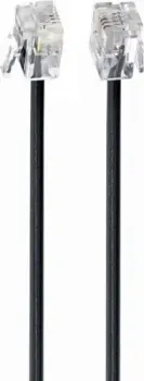 Cablexpert TC6P4C-2M-BK RJ11 - RJ11 (2 м, черный)