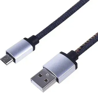 Rexant 18-4242 USB Type-A - microUSB (1 м, синий)