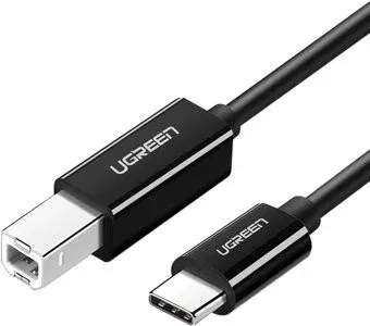 Ugreen US241 80811 USB Type-B - USB Type-C (1 м, черный)
