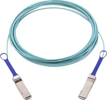 Mellanox QSFP28 - QSFP28 MFA1A00-C010 (10 м, голубой)