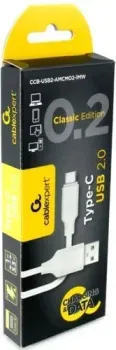 Cablexpert USB Type-A - USB Type-C CCB-USB2-AMCMO2-1MW (1 м, белый)