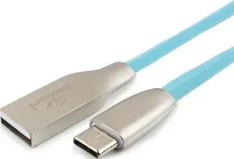 Cablexpert USB Type-A - USB Type-C CC-G-USBC01Bl-1M (1 м, синий)