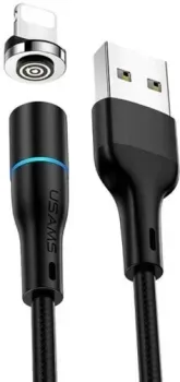 Usams USB Type-A - Lightning US-SJ352 (1 м, черный)