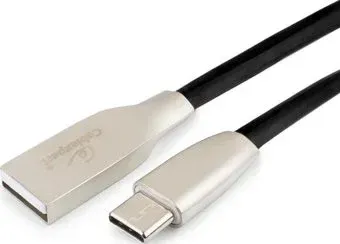 Cablexpert USB Type-A - USB Type-C CC-G-USBC01Bk-1M (1 м, черный)