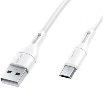 Usams USB Type-A - MicroUSB US-SJ502 (1 м, белый)