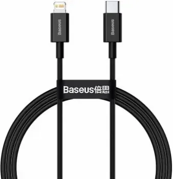 Baseus USB Type-C - Lightning CATLYS-A01 (1 м, черный)