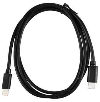 Buro USB Type-C Lightning PD18W (1 м, черный)