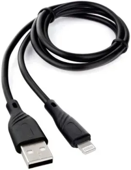 Cablexpert USB Type-A - Lightning CCB-USB-AMAPO1-1MB (1 м, черный)