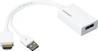 Kramer Electronics HDMI - DisplayPort ADC-HM/DPF (0.2 м, белый)