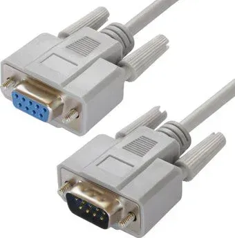 Greenconnect Russia GCR-DB9CM2F-1.8m RS-232 - RS-232 (1.8 м, белый)