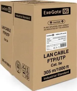 ExeGate UTP4-C5e-CU-S25-IN -LSZH-GR-305 UTP
