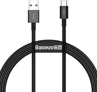 Baseus CATYS-A01 USB Type-A - USB Type-C (2 м, черный)