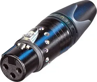 Neutrik NC3FXX-B-CRYSTAL