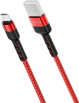 Borofone BX34 Advantage USB - Micro-USB (красный)