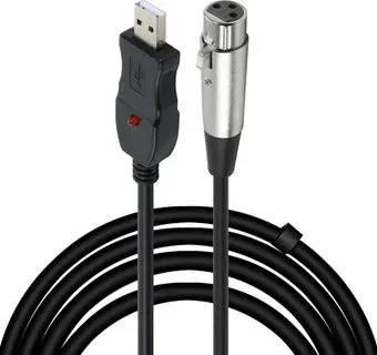 USBTOP USB - XLR со звуковой картой для подключения микрофона