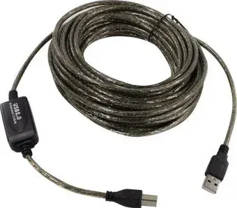 USBTOP USB2.0 - USB-B активный, с усилителем, 10 метров
