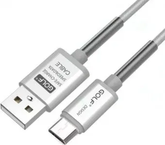 GOLF Micro USB GC-40 1 м (серебристый)