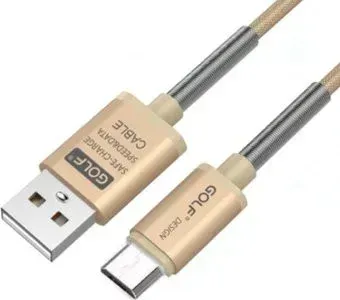 GOLF Micro USB GC-40 1 м (золотистый)