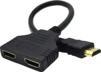 USBTOP 1x2 HDMI FullHD 1080P 3D, пассивный с проводом (плоский)