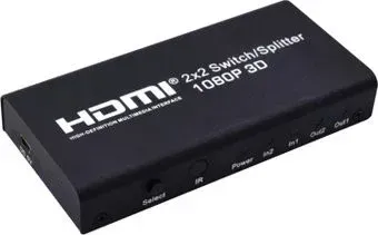 USBTOP HDMI 2x2 Switch/Splitter 1080P 3D
