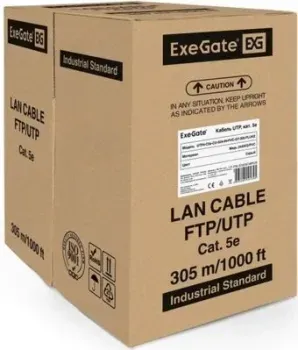ExeGate UTP4-C5e-CU-S24-IN-PVC-GY-305-FLUKE UTP