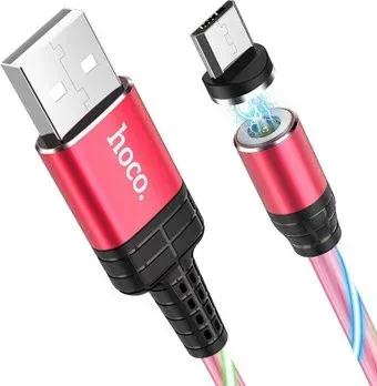 Hoco U90 microUSB (красный)