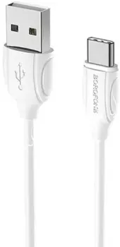 Borofone BX19 microUSB 1 м (белый)
