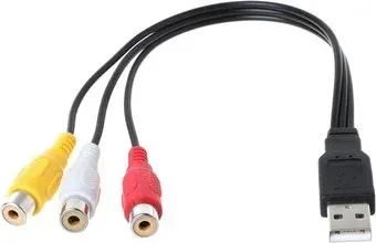 USBTOP USB2.0 – 3 RCA 0.3 м