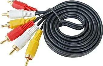 USBTOP 3 RCA позолоченные разъемы 1.5 м