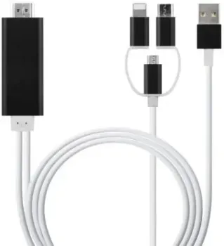 USBTOP HDMI-MicroUSB/USB-C/Lightning 1.8 м