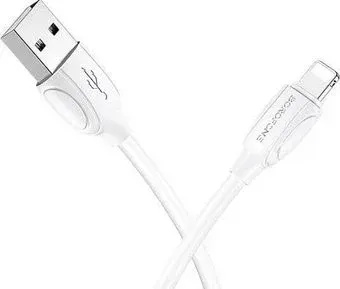 Borofone BX19 Lightning 1 м (белый)