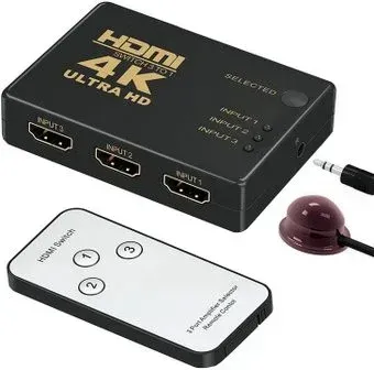 USBTOP HDMI Switcher 4K Ultra HD Resolution