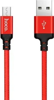 Hoco X14 microUSB (2 м, красный)