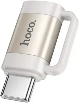 Hoco UA31E USB Type-C - Lightning (серый)