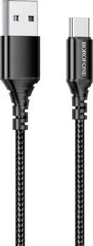 Borofone BX54 USB Type-A - USB Type-C (1 м, черный)