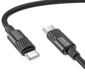 Borofone BX106 USB Type-C - USB Type-C (1 м, черный)