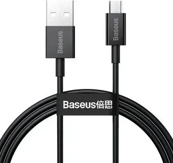 Baseus CAMYS-01 USB Type-A - microUSB (1 м, черный)