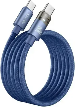 McDodo CA-5586 USB Type-C - USB Type-C 100W (1.2 м, синий)